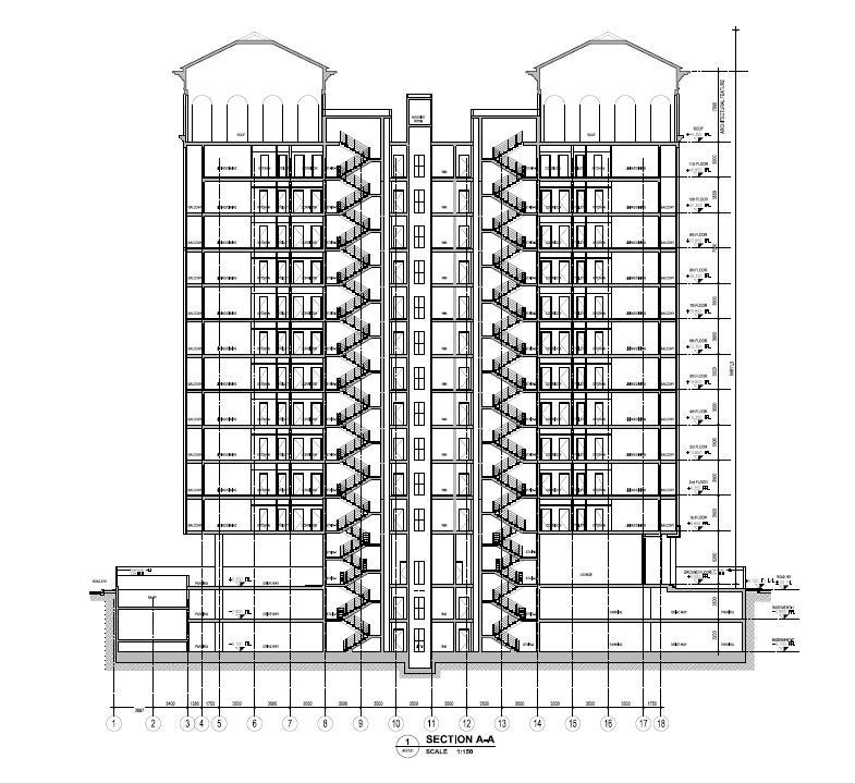 blueprint to arabic themed building
